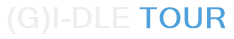 (G)i-dle Tour